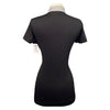 Asmar Equestrian Short Sleeve Polo in Black