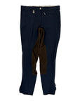 Pikeur 'Lugana' Full Seat Breeches in Navy/Brown