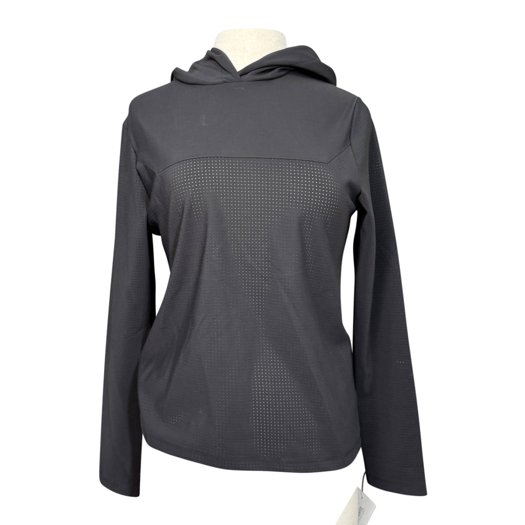 Cavalleria Toscana Tech Crew Neck Hoodie in Black