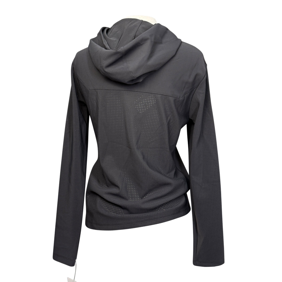 Cavalleria Toscana Tech Crew Neck Hoodie in Black