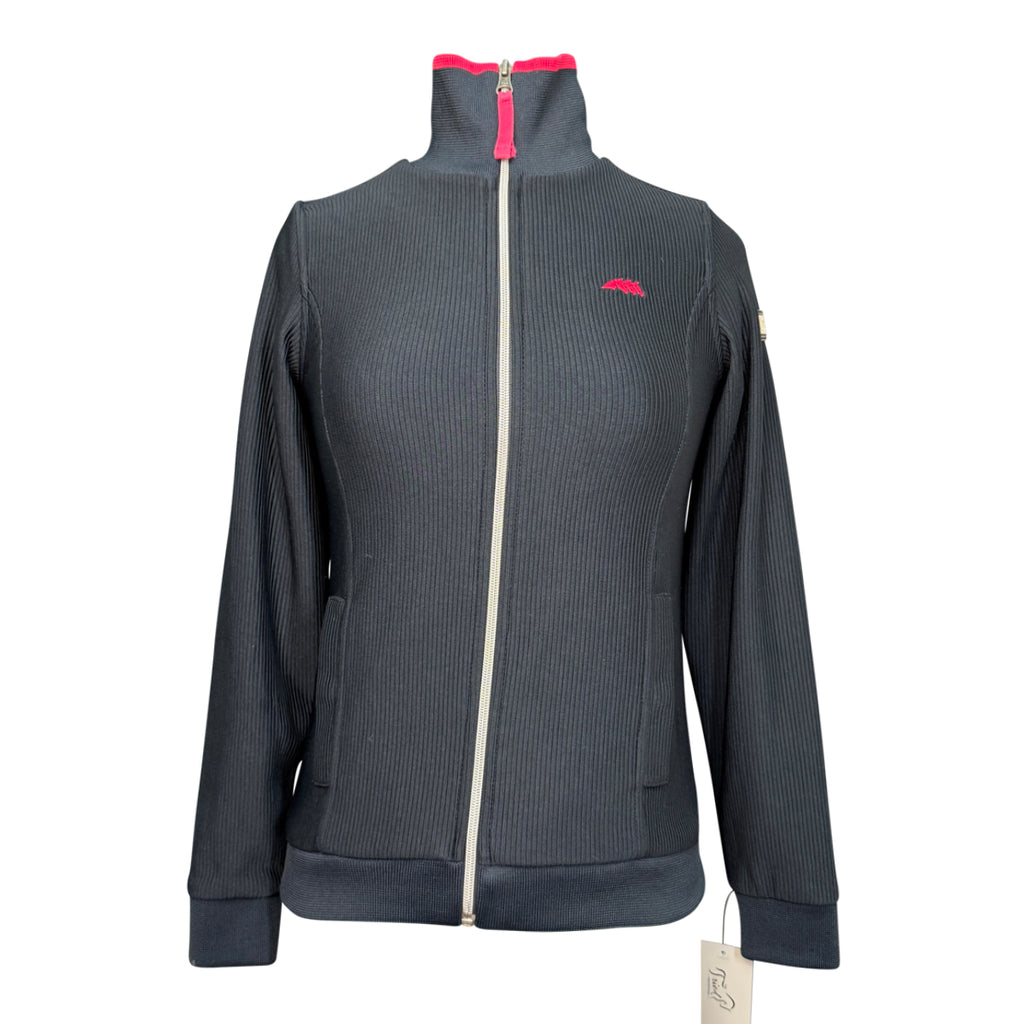 Equiline Ribbed Training Jacket in Navy