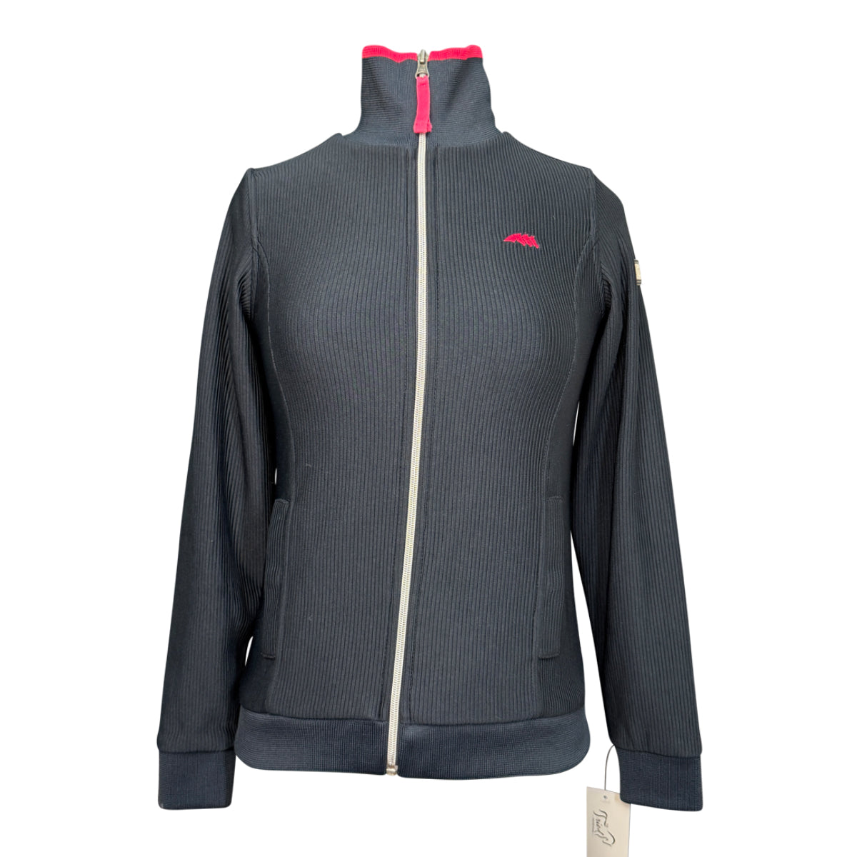 Equiline Ribbed Training Jacket in Navy