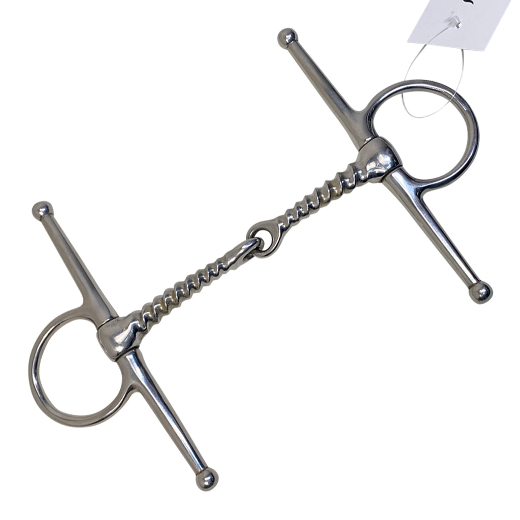 Full Cheek Corkscrew Snaffle Bit in Stainless Steel 