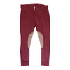 Elation Platinum 'Chelsea' Breeches in Burgundy - Women's 30R