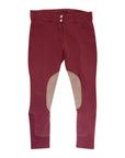 Elation Platinum 'Chelsea' Breeches in Burgundy - Women's 30R