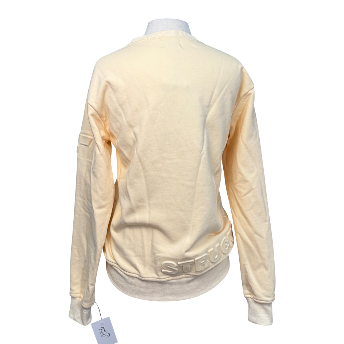 Struck 'Emboss' Crewneck in Banana