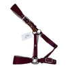 SmartPak Padded Halter in Burgandy