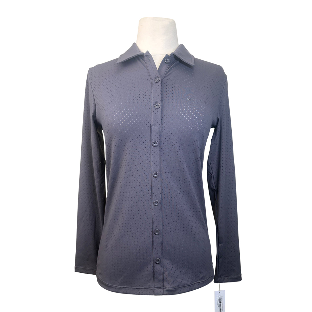 Milrey Callie Blouse Long Sleeve in Dark Grey