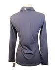 Milrey Callie Blouse Long Sleeve in Dark Grey
