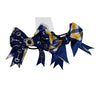 Show Bows in Navy/Yellow/White/Gold Bits