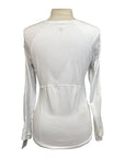 Bit & Bloom 'McKenzie' Long Sleeve Top in White