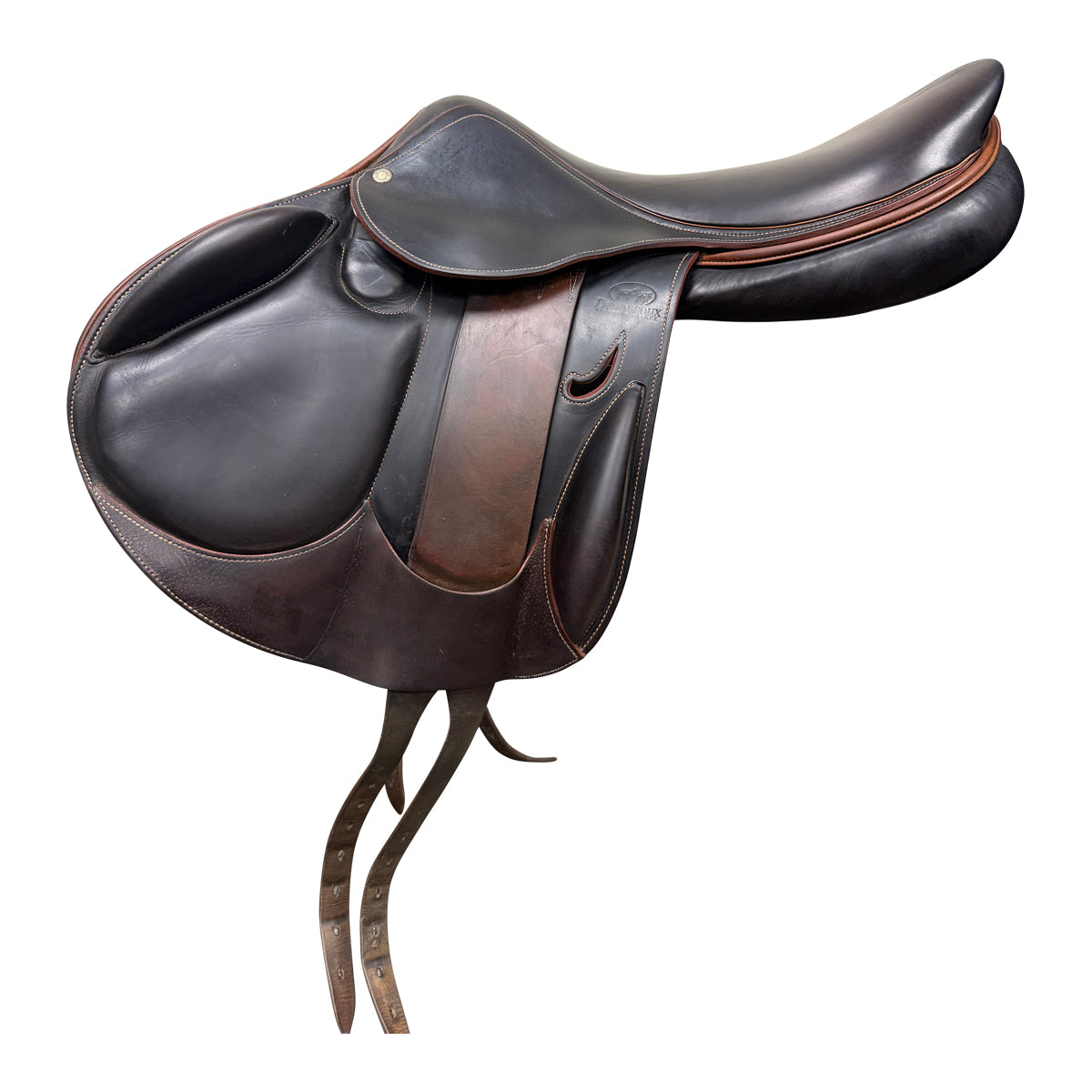Devoucoux 2013 'Chiberta K' Monoflap Sadle in Brown - 18"
