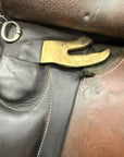 Devoucoux 2013 'Chiberta K' Monoflap Sadle in Brown - 18"