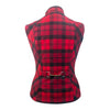 Arista Equestrian 'Heritage' Vest in Red Plaid