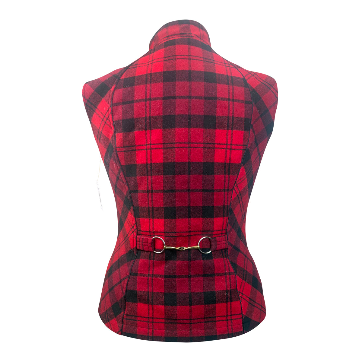 Arista Equestrian 'Heritage' Vest in Red Plaid