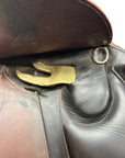 Devoucoux 2013 'Chiberta K' Monoflap Sadle in Brown - 18"