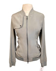 AA Platinum 'Silk Blouson' Jacket in Taupe