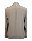 AA Platinum 'Silk Blouson' Jacket in Taupe