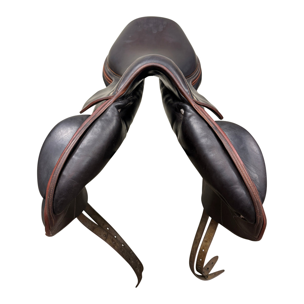 Devoucoux 2013 'Chiberta K' Monoflap Sadle in Brown - 18"
