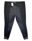 Dover Saddlery 'Wellesley' Full Grip Breeches in Black/Grey