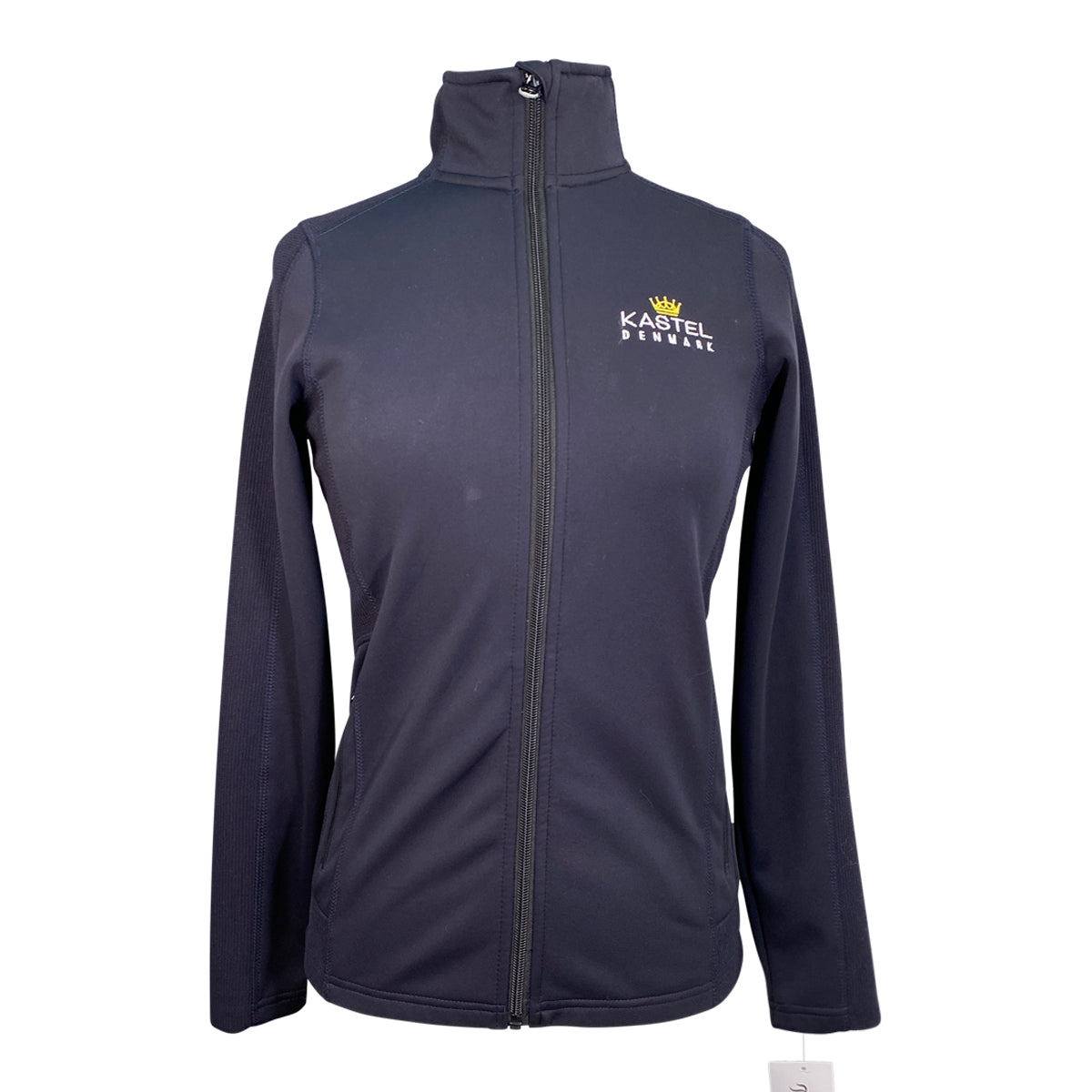 Kastel Fitted Full Zip Jacket in Black