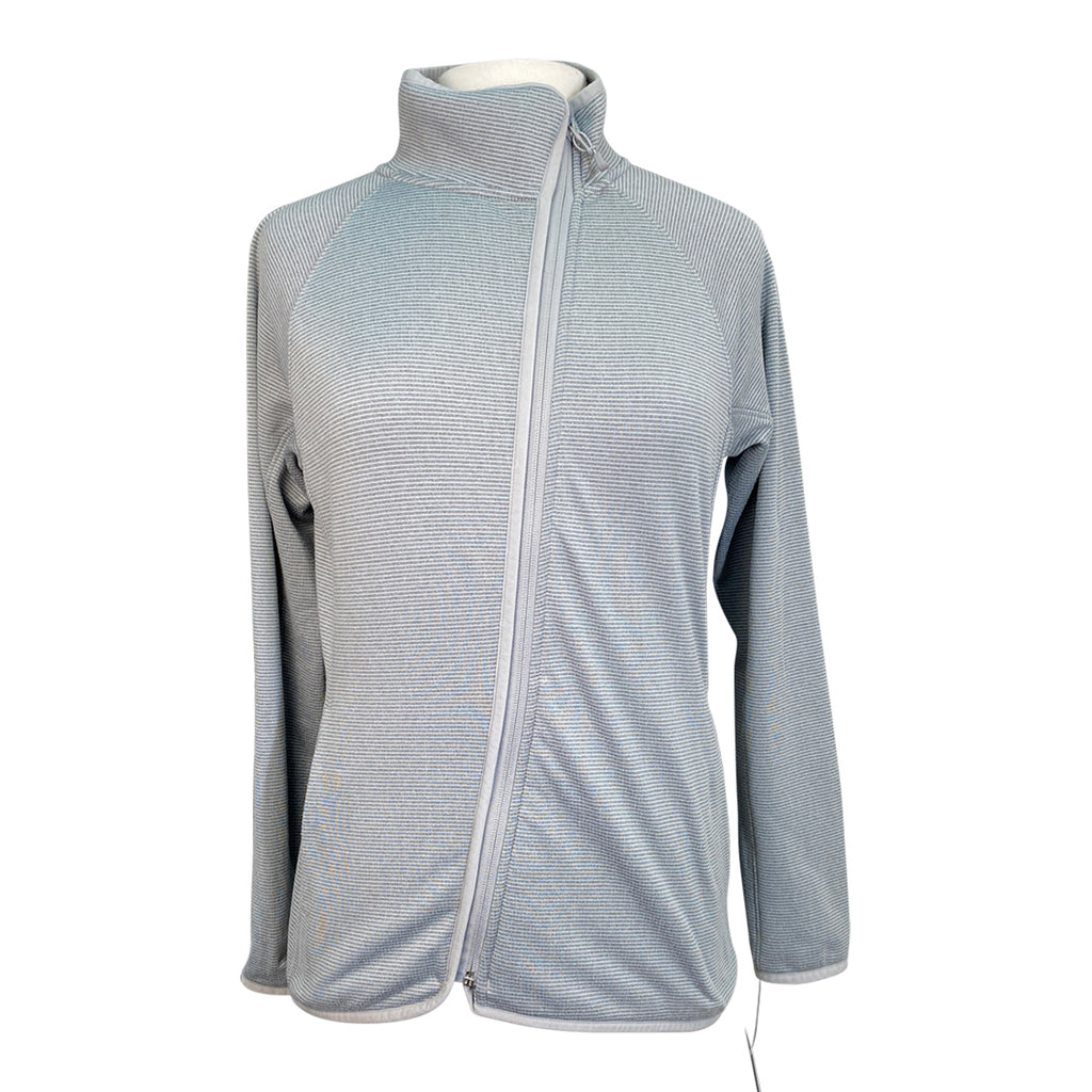 Vineyard Vines Asymmetrical Full Zip in Grey