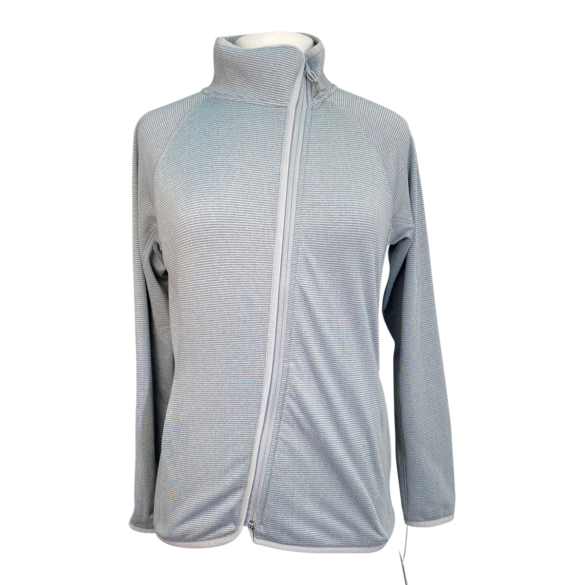 Vineyard Vines Asymmetrical Full Zip in Grey