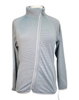 Vineyard Vines Asymmetrical Full Zip in Grey