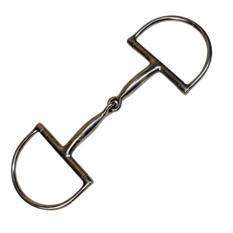 Single Joint D-Ring Snaffle Bit - 5.5"