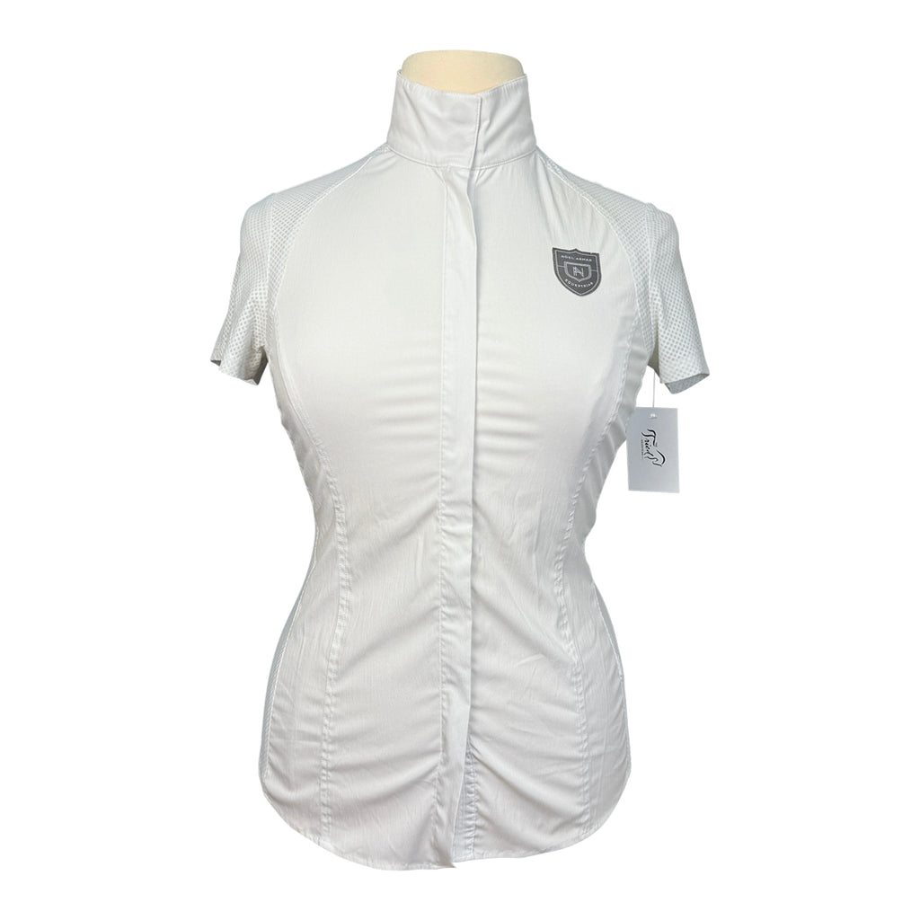 Asmar Equestrian Mesh 'Arwen' Show Shirt in White