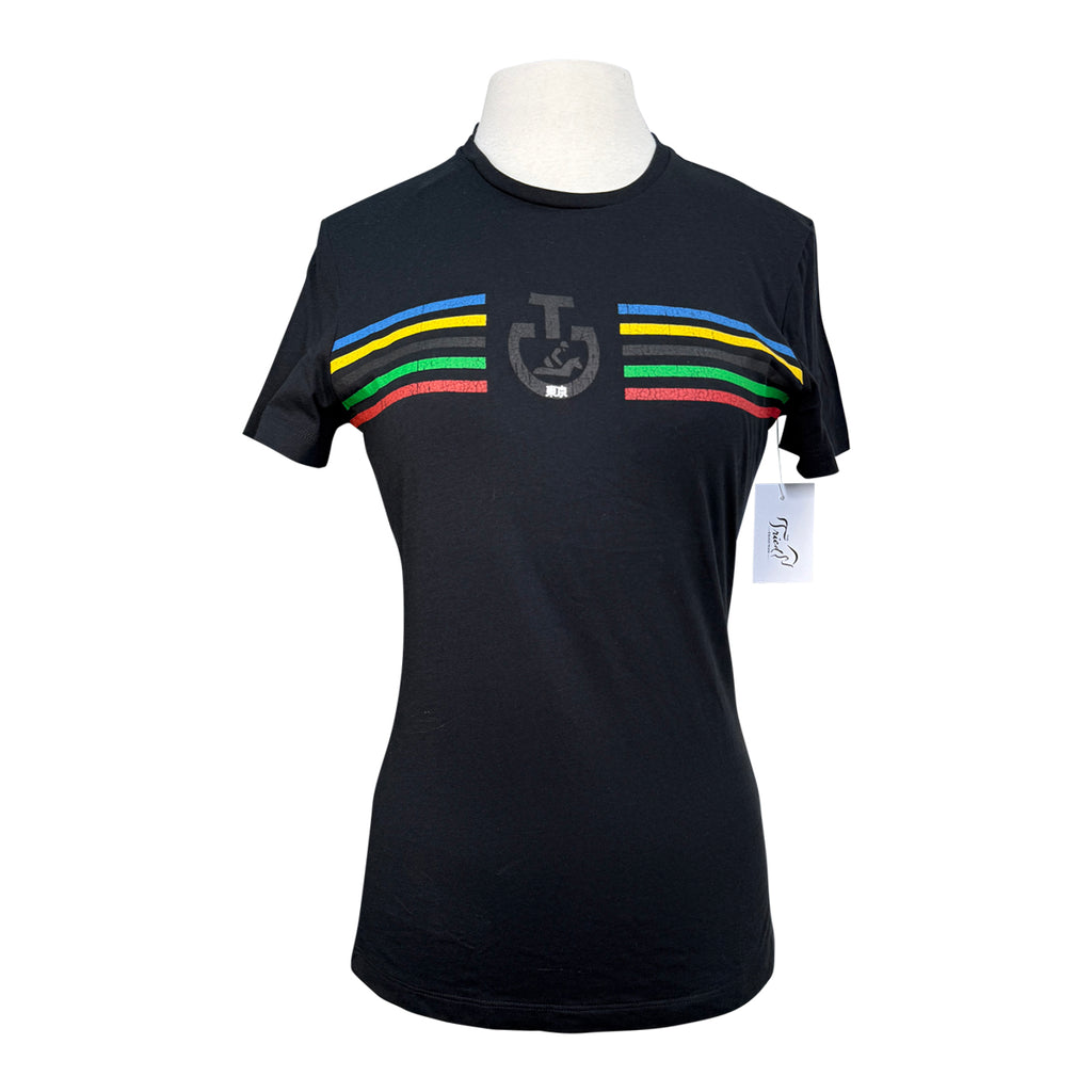 Cavalleria Toscana Graphic T-Shirt in Black 