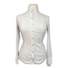 Le Fash Open Placket Shirt in White