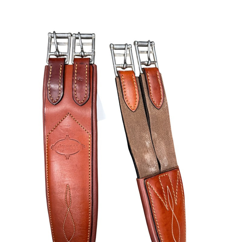 Edgewood Single End Elastic Girth in Chestnut - 42"