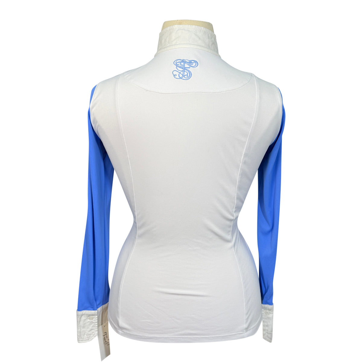 Le Fash 'Paulo Alto' Show Shirt in White/Sky Blue