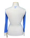 Le Fash 'Paulo Alto' Show Shirt in White/Sky Blue