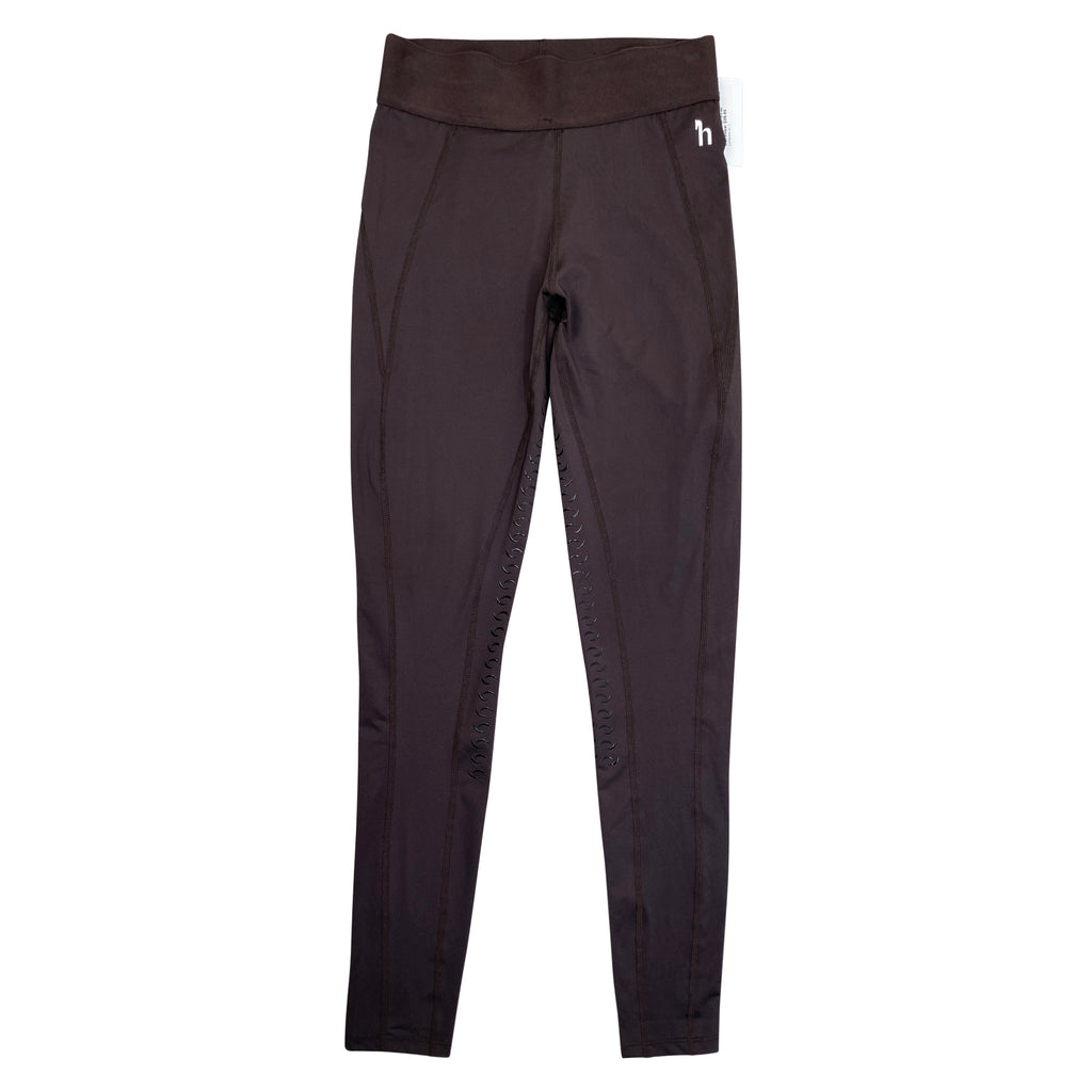 Horze Full Grip Tights in Brown