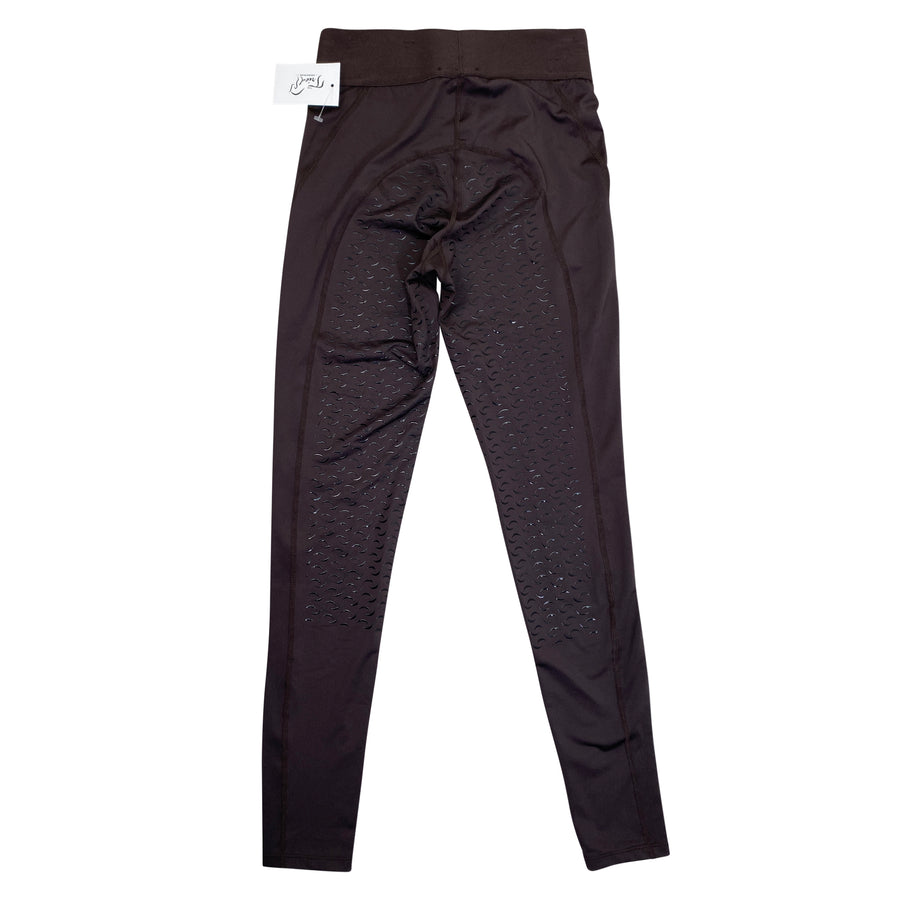 Horze Full Grip Tights in Brown