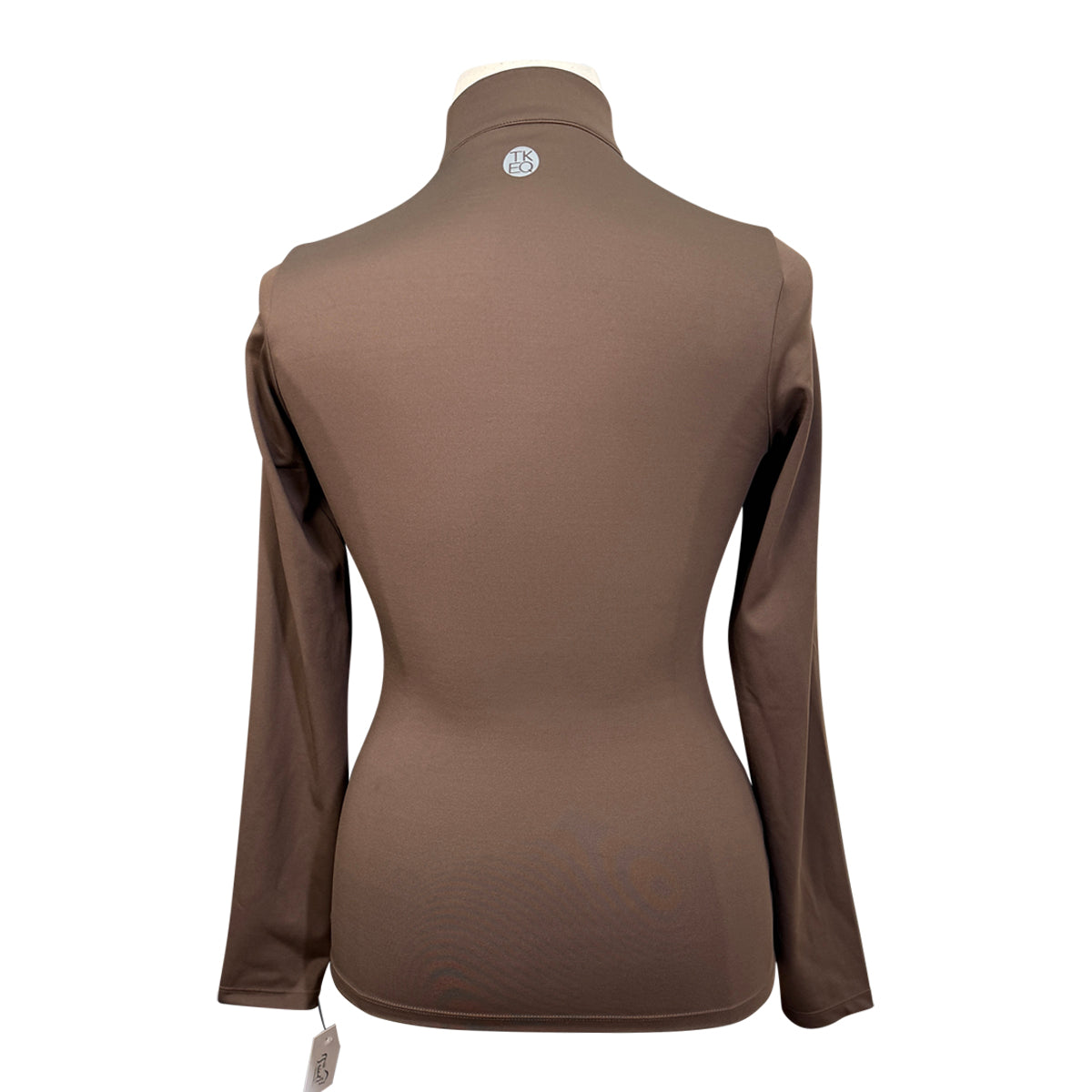TKEQ &#39;Quinn&#39; Zip Competition Shirt in Brown