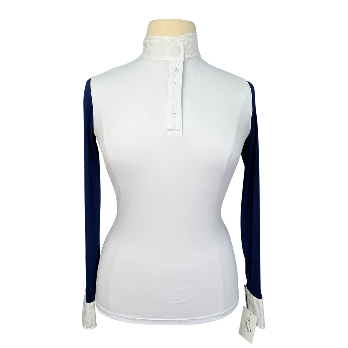 Le Fash 'Paulo Alto' Show Shirt in White/Navy