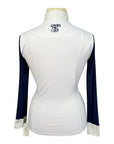 Le Fash 'Paulo Alto' Show Shirt in White/Navy