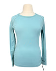 Smartpak 'Hadley' Recycled Seamless Long Sleeve in Teal