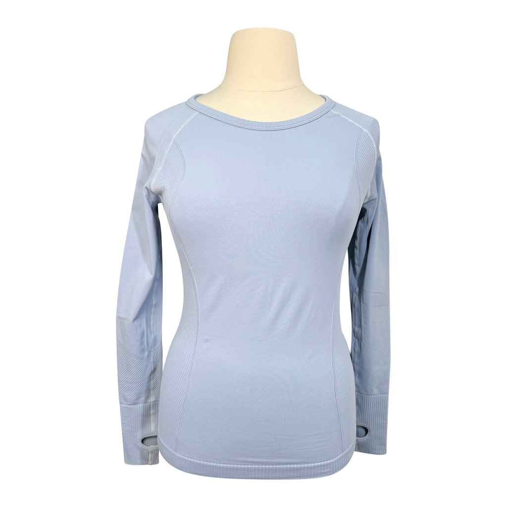 Smartpak 'Hadley' Recycled Seamless Long Sleeve in Light Blue