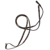 Arc de Triomphe Fancy Laced Ultra Grip Reins in Brown - Oversize
