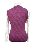 Accademia Riding Shirt in Burgundy/White