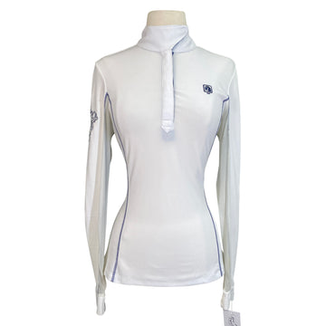 Romfh Chill Factor Show Shirt in White/Navy