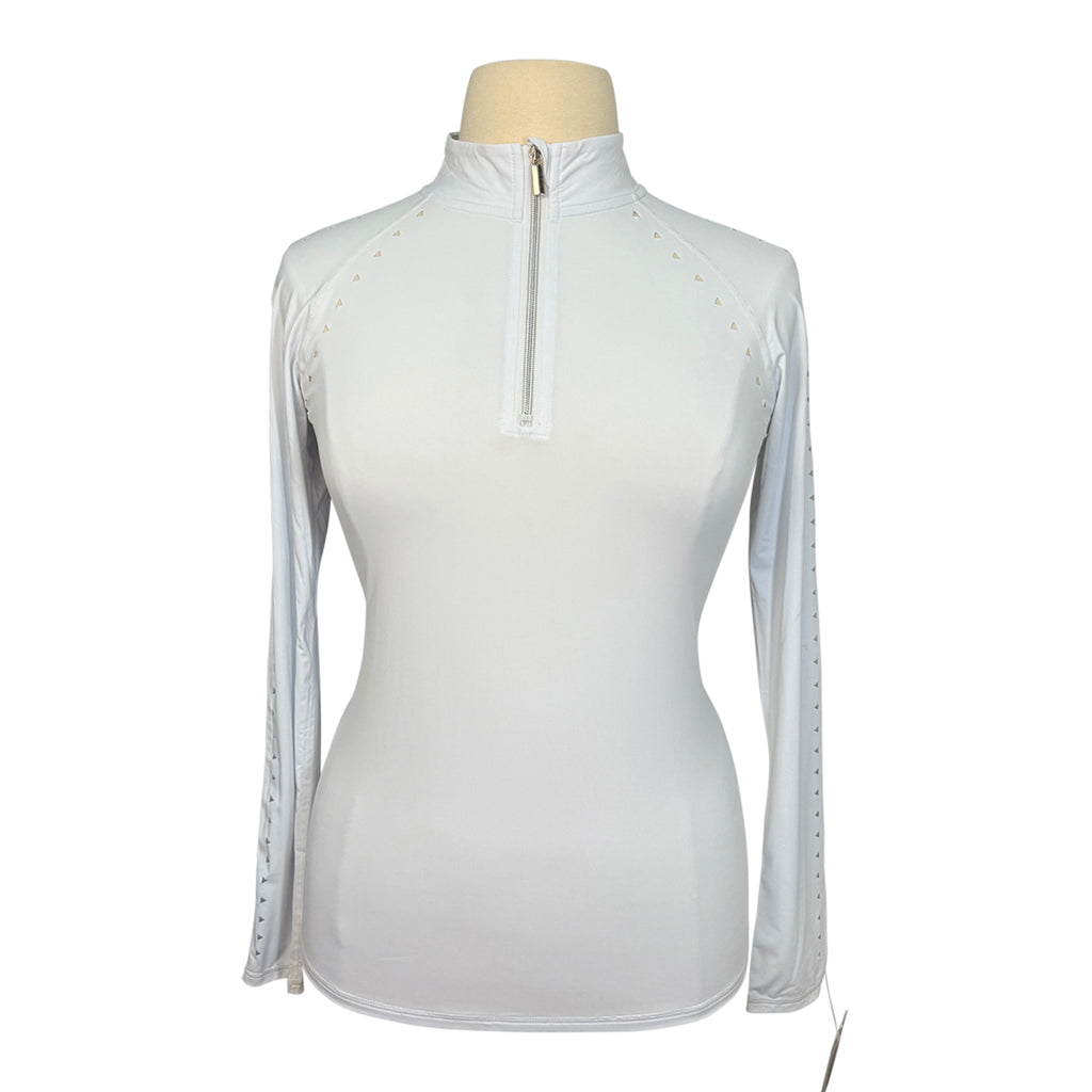 70° Laser Cut Sun Shirt in White 