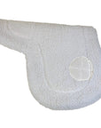 Wilker's 'Cling-On' Fleece Saddle Pad in White