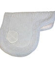 Wilker's 'Cling-On' Fleece Saddle Pad in White