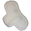 Wilker's 'Cling-On' Fleece Saddle Pad in White