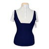 Rider's Gene Short Sleeve Jersey Competition Polo in Navy/White